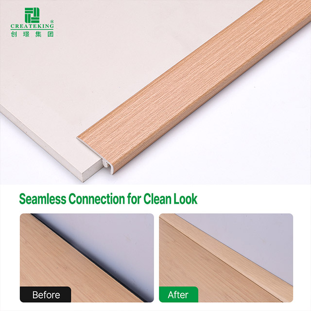 Dải cạnh sàn PVC hình chữ F 30 * 10,5mm