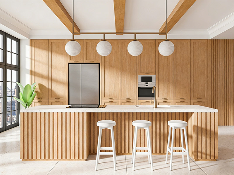 Tấm tường WPC nh&agrave; bếp