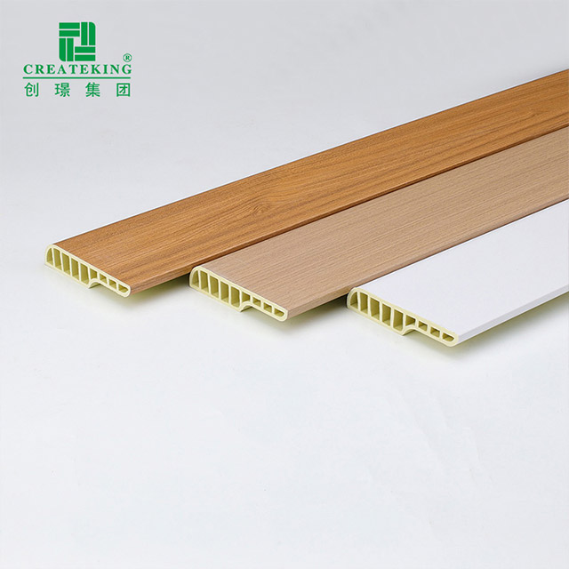 Ván chân tường tròn bằng bút chì PVC 75 * 15mm