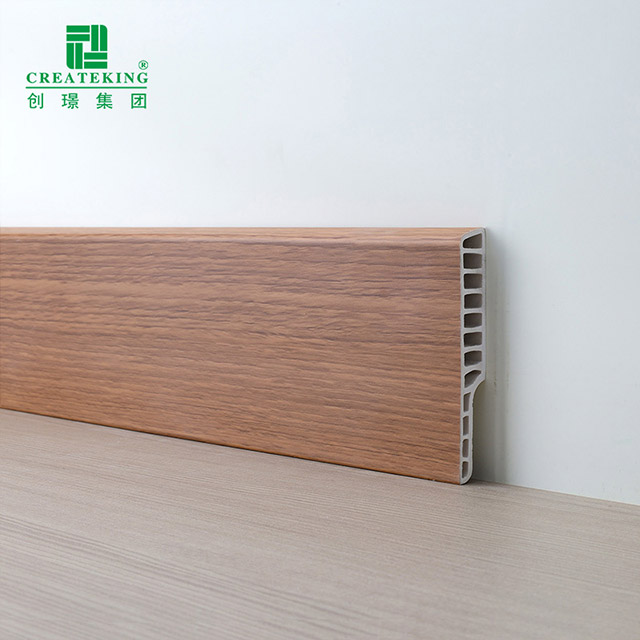 Tấm ốp chân tường PVC 100 * 15mm