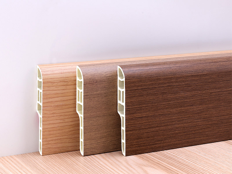 Tấm ốp ch&acirc;n tường bằng b&uacute;t ch&igrave; PVC 70 * 12 mm