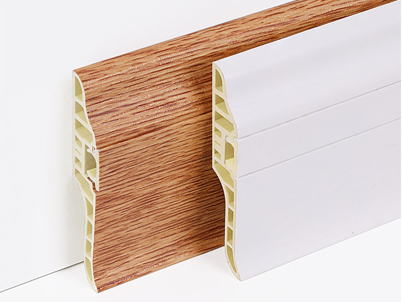 Tấm ốp ch&acirc;n tường ẩn PVC 68 * 17mm