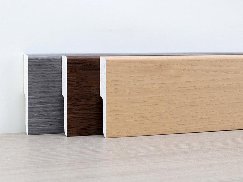 Tấm ốp ch&acirc;n tường PVC nguy&ecirc;n khối 60 * 12 mm