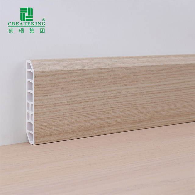 Tấm ốp chân tường PVC 75 * 15mm
