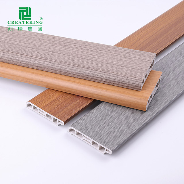 Ván chân tường PVC hạt gỗ 60 * 15mm