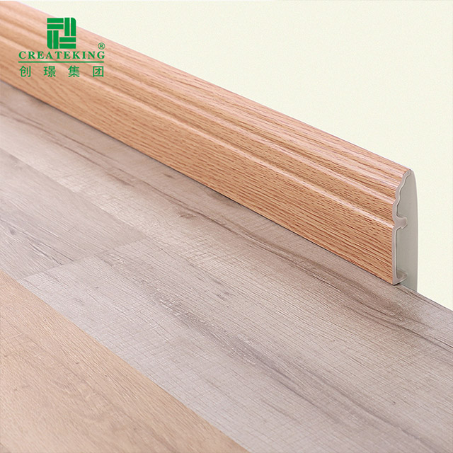 Tấm ốp chân tường kẹp PVC 85 * 16mm