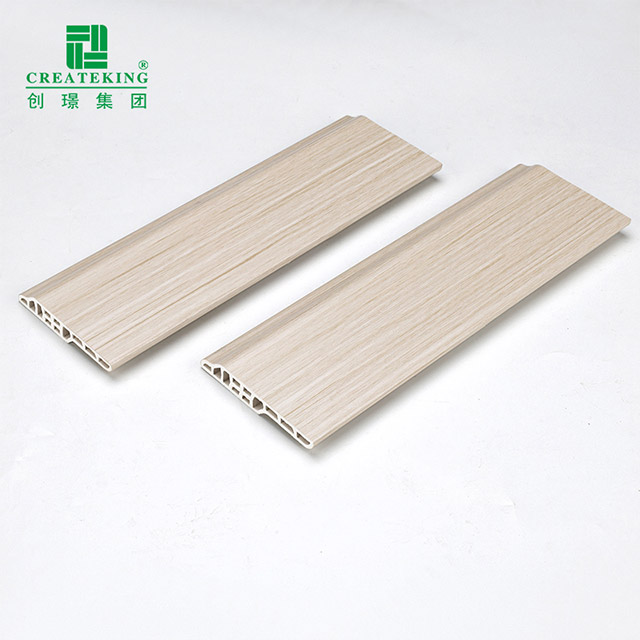 Tấm ốp chân tường bằng nhựa PVC 80 * 14mm