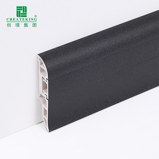 Tấm ốp chân tường ẩn PVC 50 * 12 mm