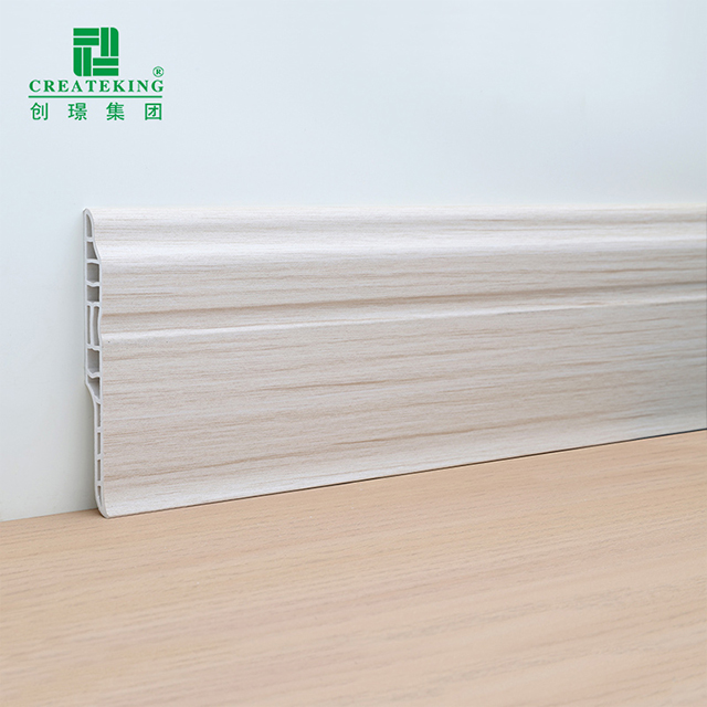 Tấm ốp chân tường lưỡi cừu PVC 95 * 15,5mm