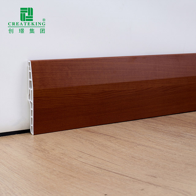Tấm ván chân tường PVC rỗng 100 * 15mm
