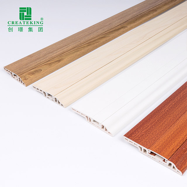 Tấm ốp chân tường ẩn PVC 70 * 14mm