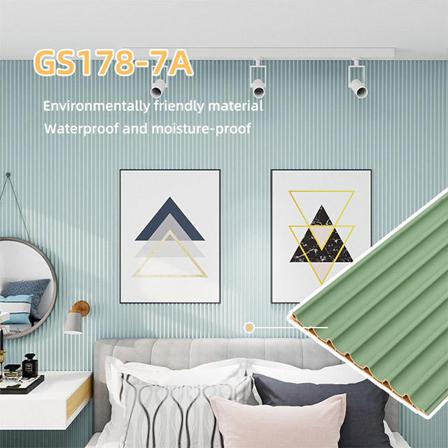 Tấm ốp tường PVC bên trong 178 * 14,3mm 