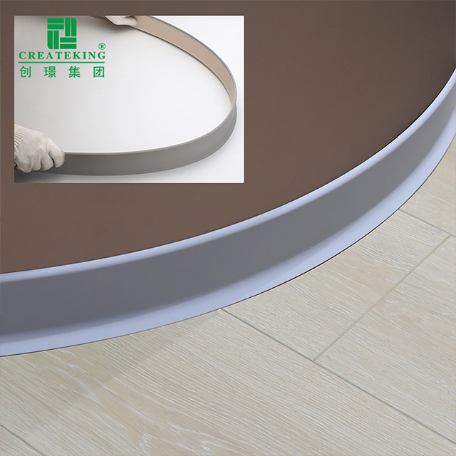 Tấm ốp chân tường PVC dẻo 70 * 13,5mm