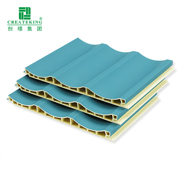 Tấm tường WPC vòng cung bên trong 210 * 15mm