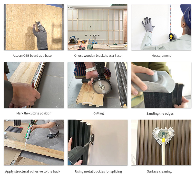 C&aacute;c bước lắp đặt tấm tường rỗng