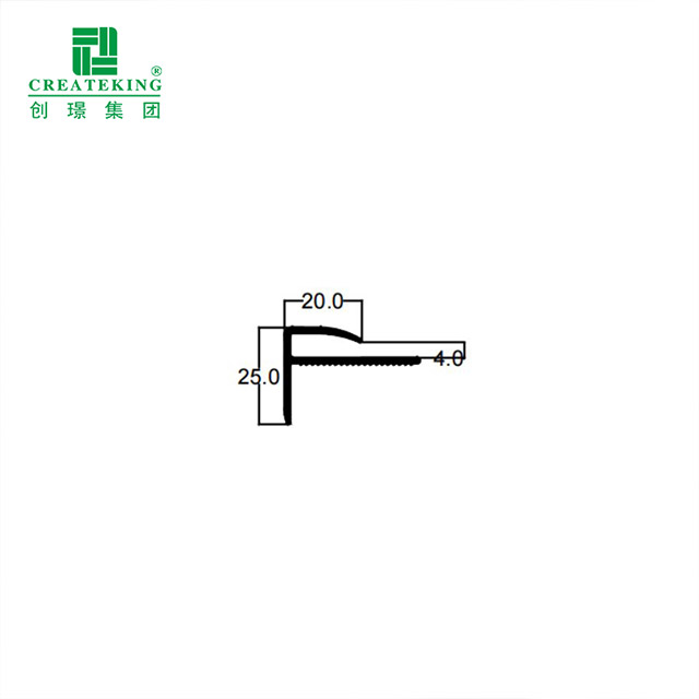  Profile mũi cầu thang hình chữ F 