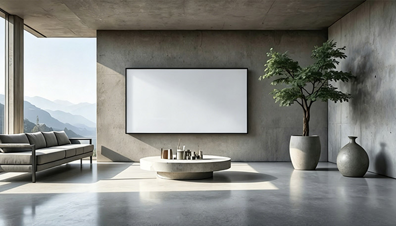 &Yacute; tưởng thiết kế tường nền TV