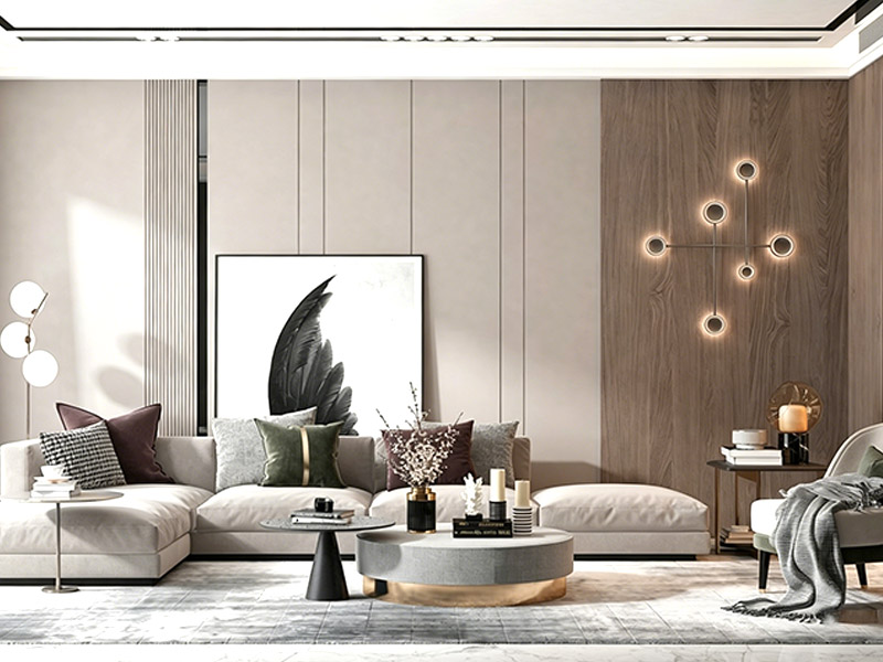 Thiết kế nội thất theo quy tắc 3 m&agrave;u