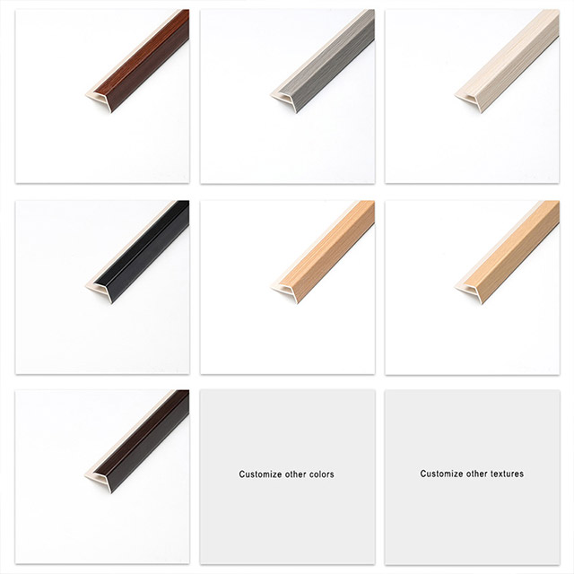 Hồ sơ mũi cầu thang PVC hình chữ F 20 * 25 mm