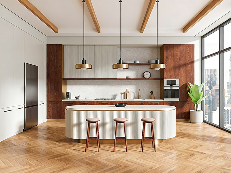 Tấm tường WPC nh&agrave; bếp