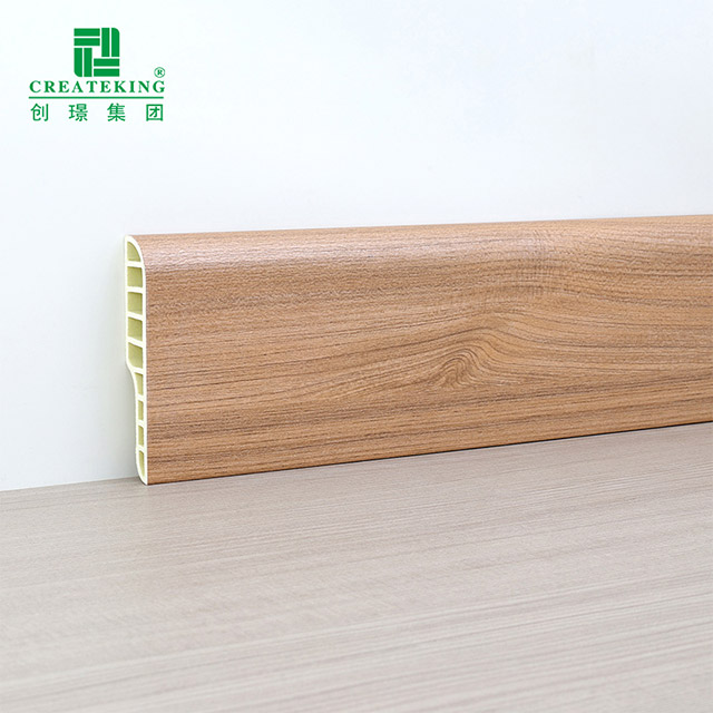 Ván chân tường tròn bằng bút chì PVC 75 * 15mm