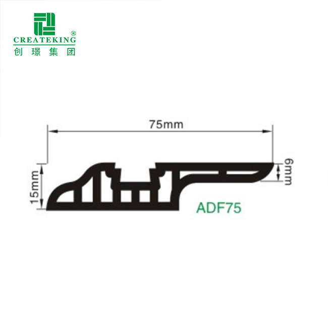 Foshan PVC Skirting Cài đặt dễ dàng 