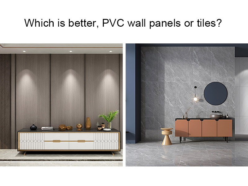 Cái nào tốt hơn, bảng tường hoặc gạch PVC?