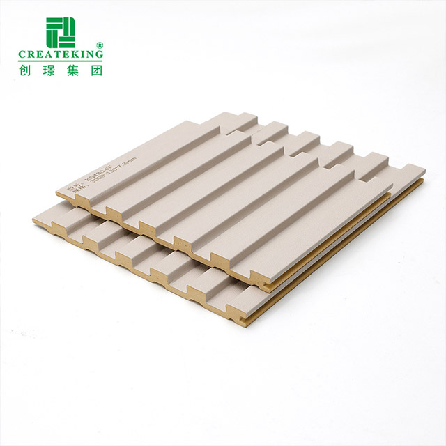 Tấm tường có rãnh đặc PVC 130 * 7,8mm