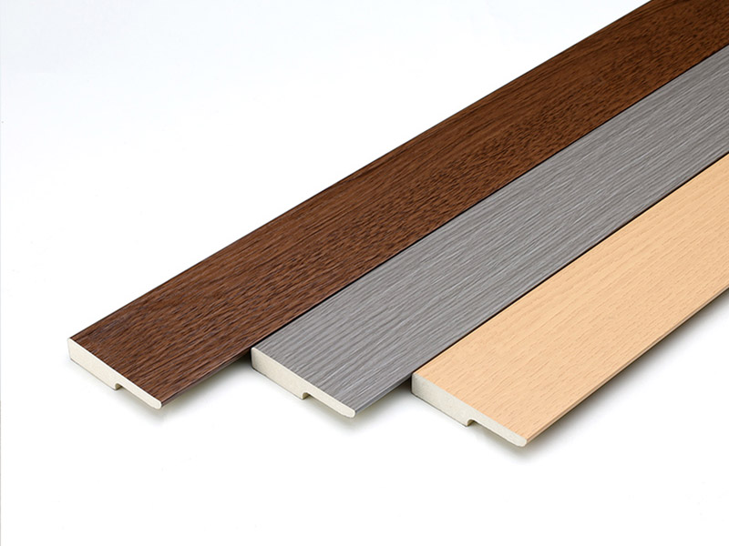 Tấm ốp ch&acirc;n tường PVC nguy&ecirc;n khối 60 * 12 mm