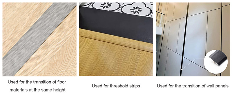 Dải cạnh s&agrave;n h&igrave;nh chữ T PVC