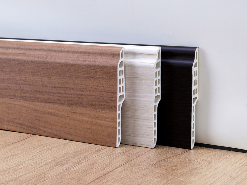 Tấm ốp ch&acirc;n tường bằng nhựa PVC 95 * 16mm