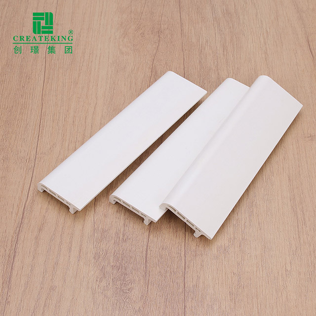 Tấm ốp chân tường kẹp PVC 50 * 15mm