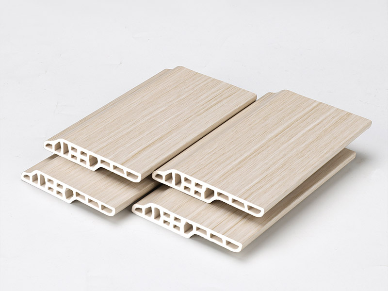 Tấm ốp ch&acirc;n tường bằng nhựa PVC 80 * 14mm