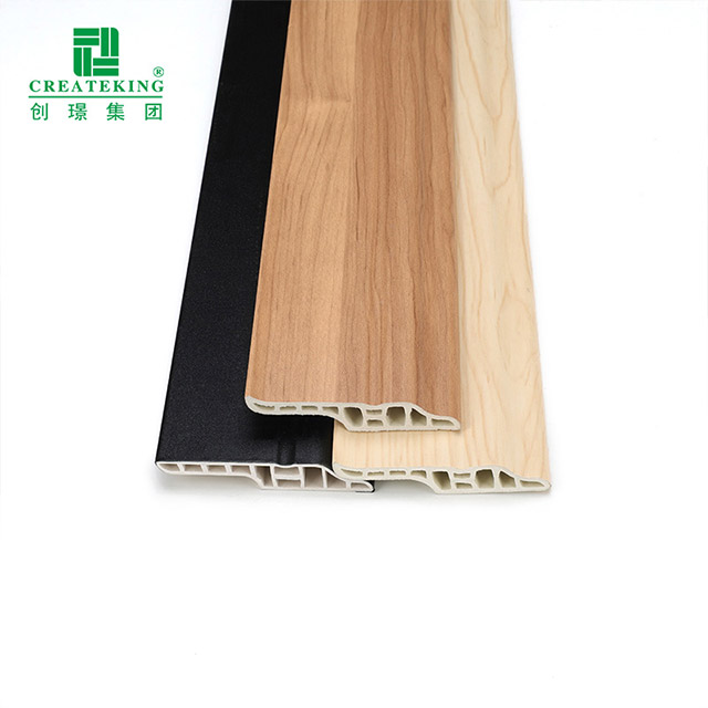 Tấm ván chân tường rỗng nhiều khoang PVC 70 * 16mm