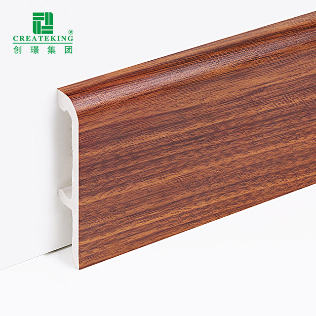 Tấm ốp chân tường kẹp PVC 100 * 16mm