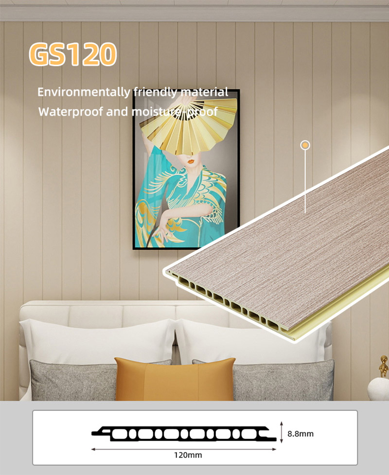 Tấm tường phẳng 130 * 8,8mm