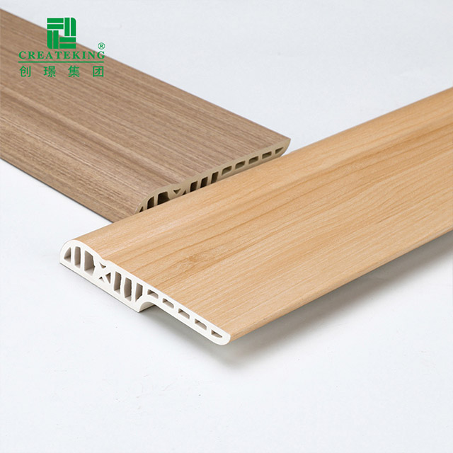 Tấm ván chân tường chống thấm tròn bằng bút chì PVC 80 * 15mm