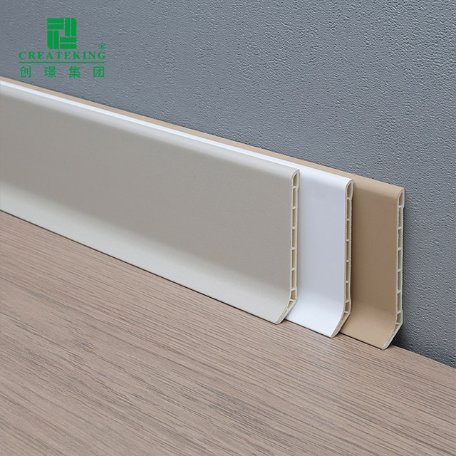 Tấm ốp chân tường PVC dẻo 70 * 13,5mm