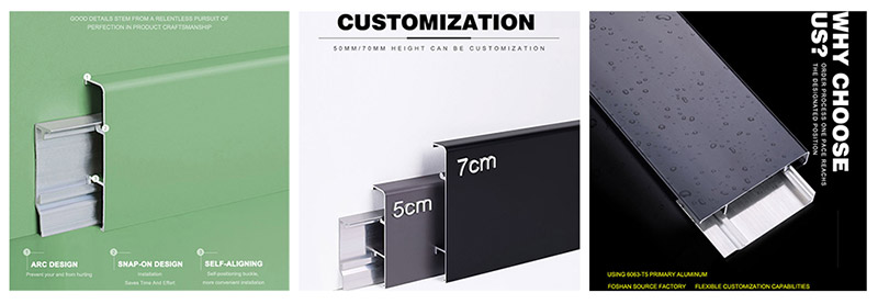 V&aacute;n ch&acirc;n tường kim loại 50 * 9mm