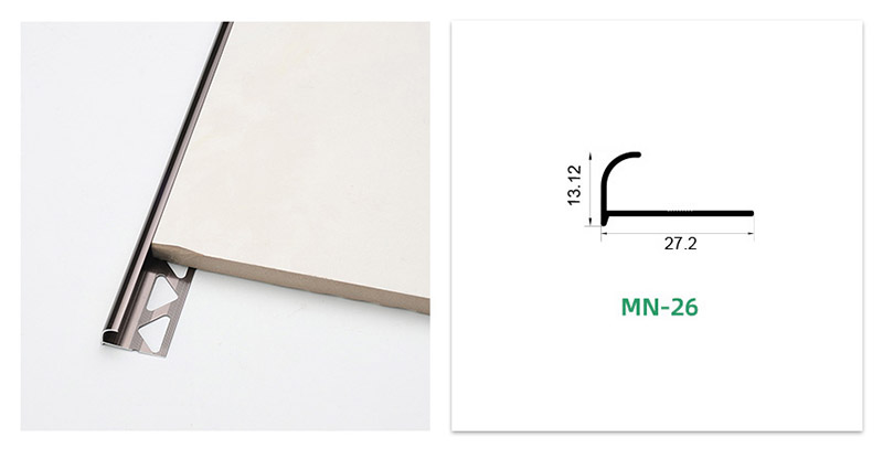 Viền gạch cong hợp kim nh&ocirc;m