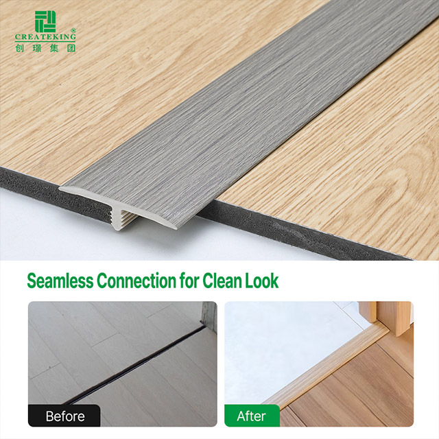 Dải chuyển tiếp sàn hình chữ T PVC 40 * 7,5mm