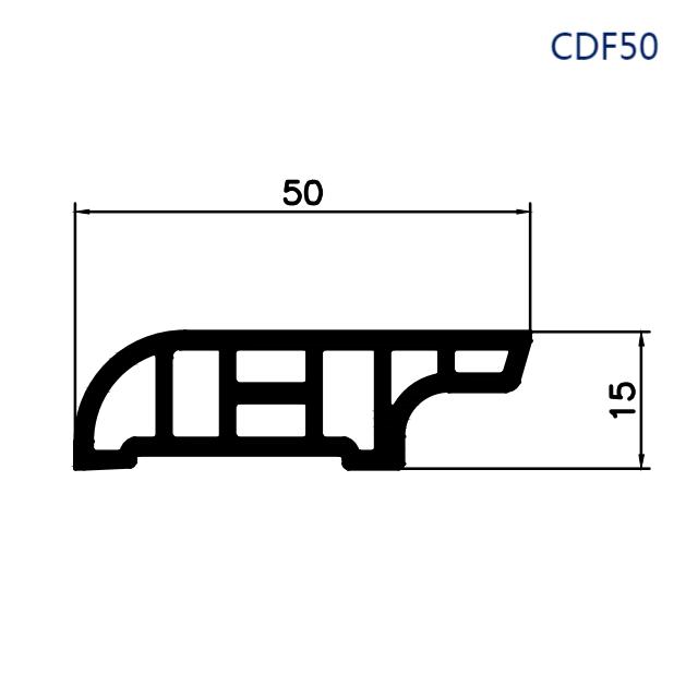 Tấm ốp chân tường PVC CDF50