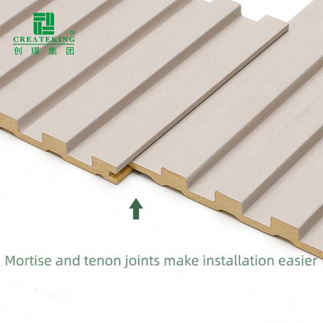 Tấm tường có rãnh đặc PVC 130 * 7,8mm