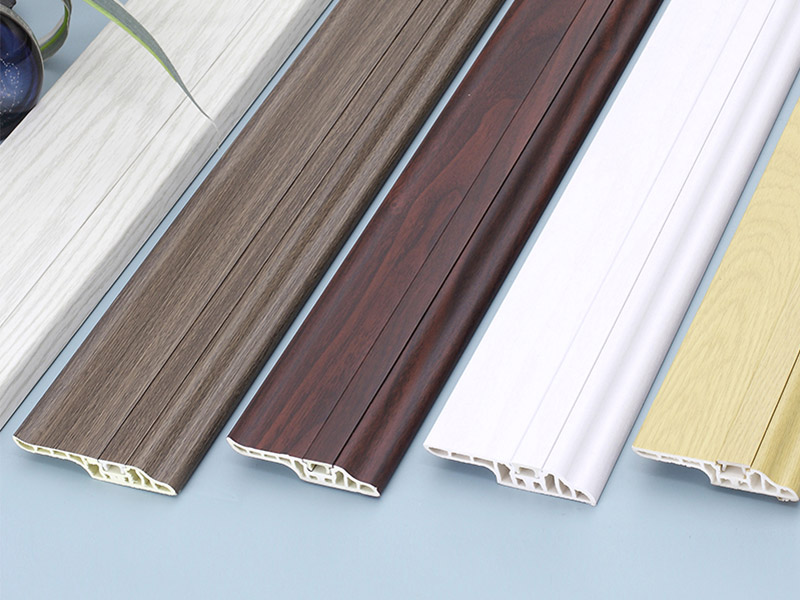 Tấm ốp ch&acirc;n tường ẩn PVC 68 * 17mm
