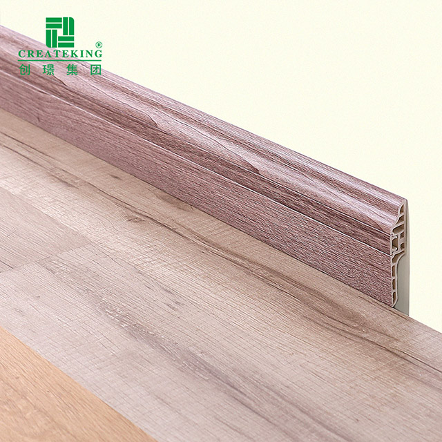 Tấm ốp chân tường ẩn móng tay bằng nhựa PVC 78 * 17mm