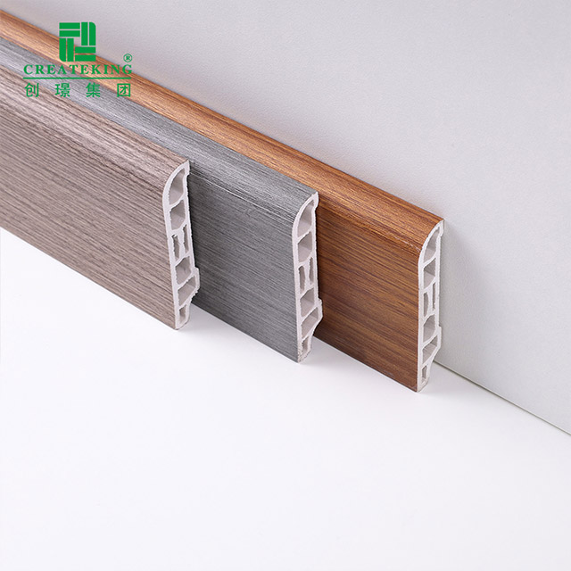 Ván chân tường PVC hạt gỗ 60 * 15mm
