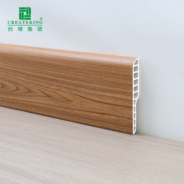 Ván chân tường tròn bằng bút chì PVC 95 * 15mm