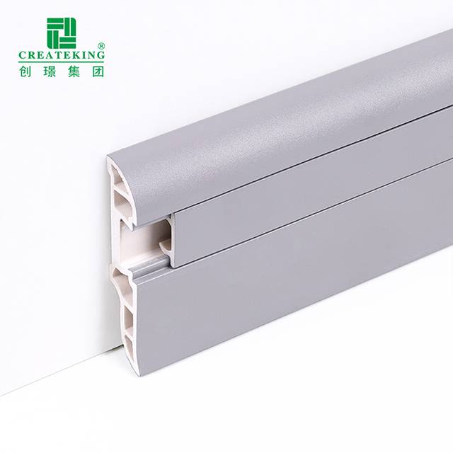Tấm ốp chân tường ẩn PVC 50 * 12 mm
