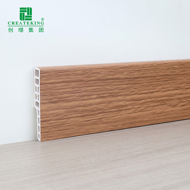 Tấm ốp chân tường vuông SPC 70 * 12 mm