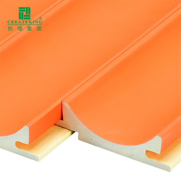 Tấm tường nhựa PVC hình vòng cung bên trong 51,7 * 15mm